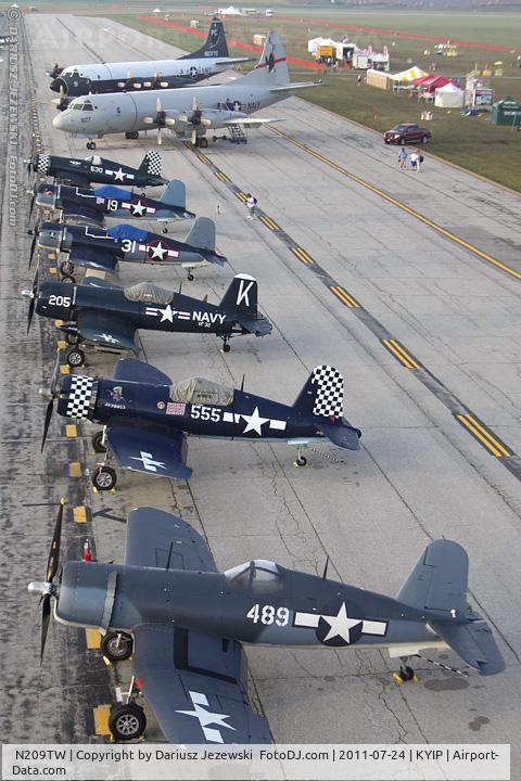 N209TW, Goodyear FG-1D Corsair C/N 3750, Goodyear FG-1D Corsair CN 92489 NX209TW