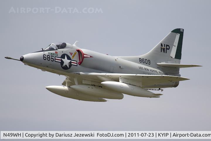 N49WH, 1959 Douglas A-4B Skyhawk C/N 11366, Douglas A-4B Skyhawk CN 11366, N49WH
