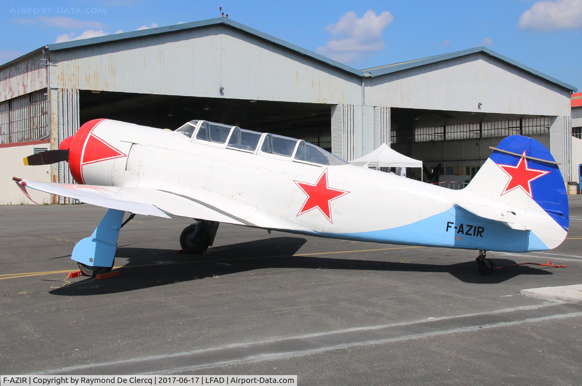 F-AZIR, Yakovlev Yak-11 C/N 25 III/21, Compiègne Aero Classic.