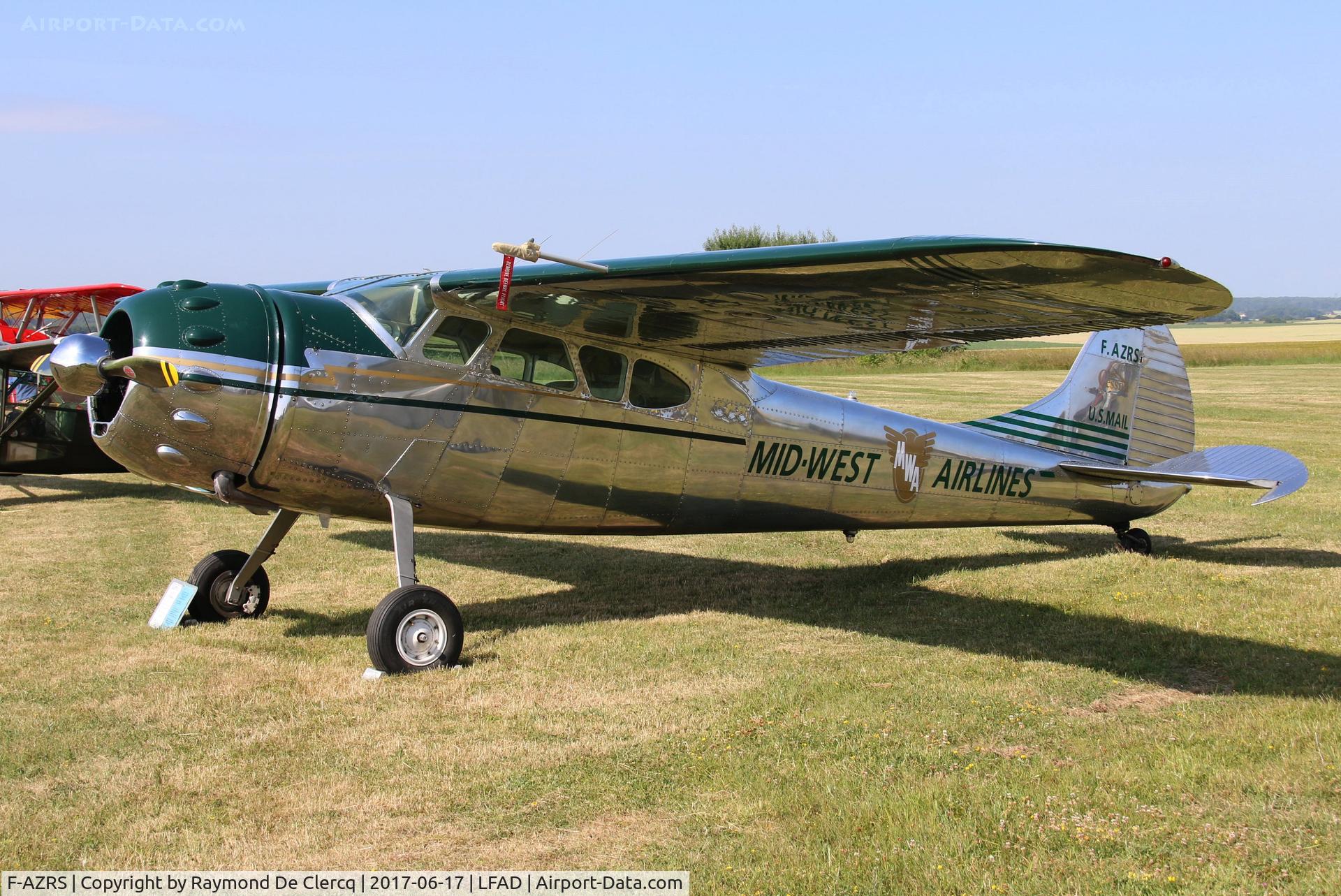 F-AZRS, 1952 Cessna 195B Businessliner C/N 7980, Compiègne Aero Classic.