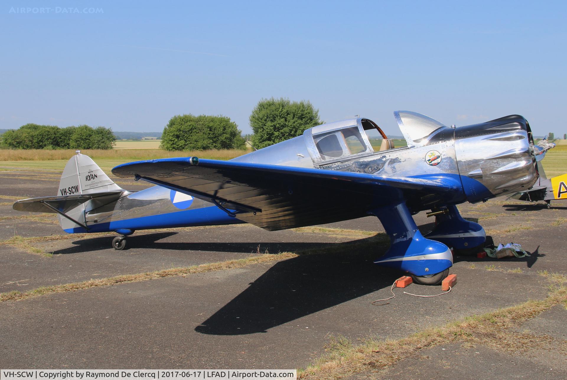 VH-SCW, 1935 Ryan Aeronautical SCW-145 C/N 211, Compiègne Aero Classic.