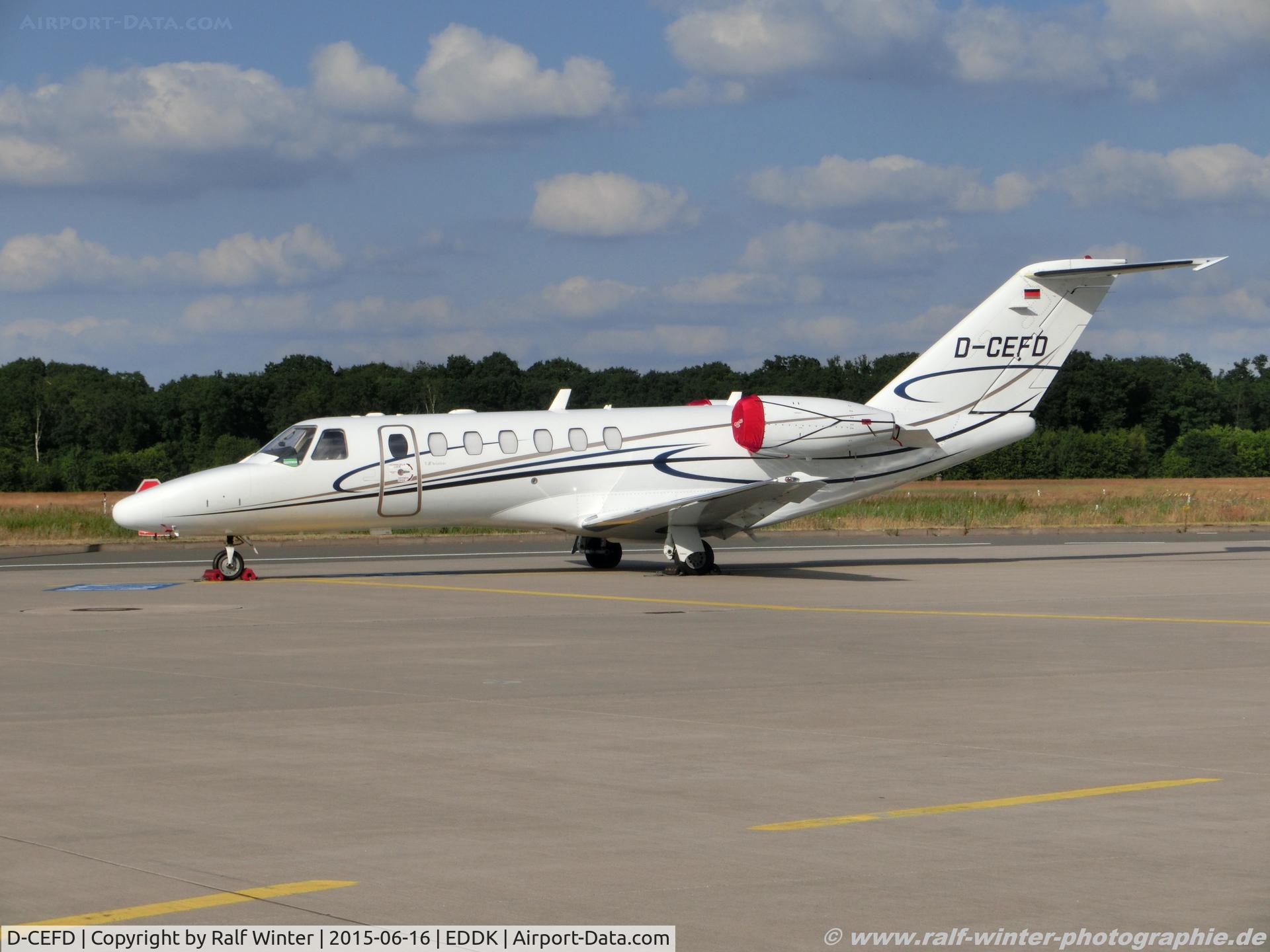 D-CEFD, 2006 Cessna 525B CitationJet CJ3 C/N 525B-0120, Cessna 525B CitationJet CJ3 - EFD Eisele Flugdienst - 525B0120 - D-CEFD - 16.06.2015 - CGN