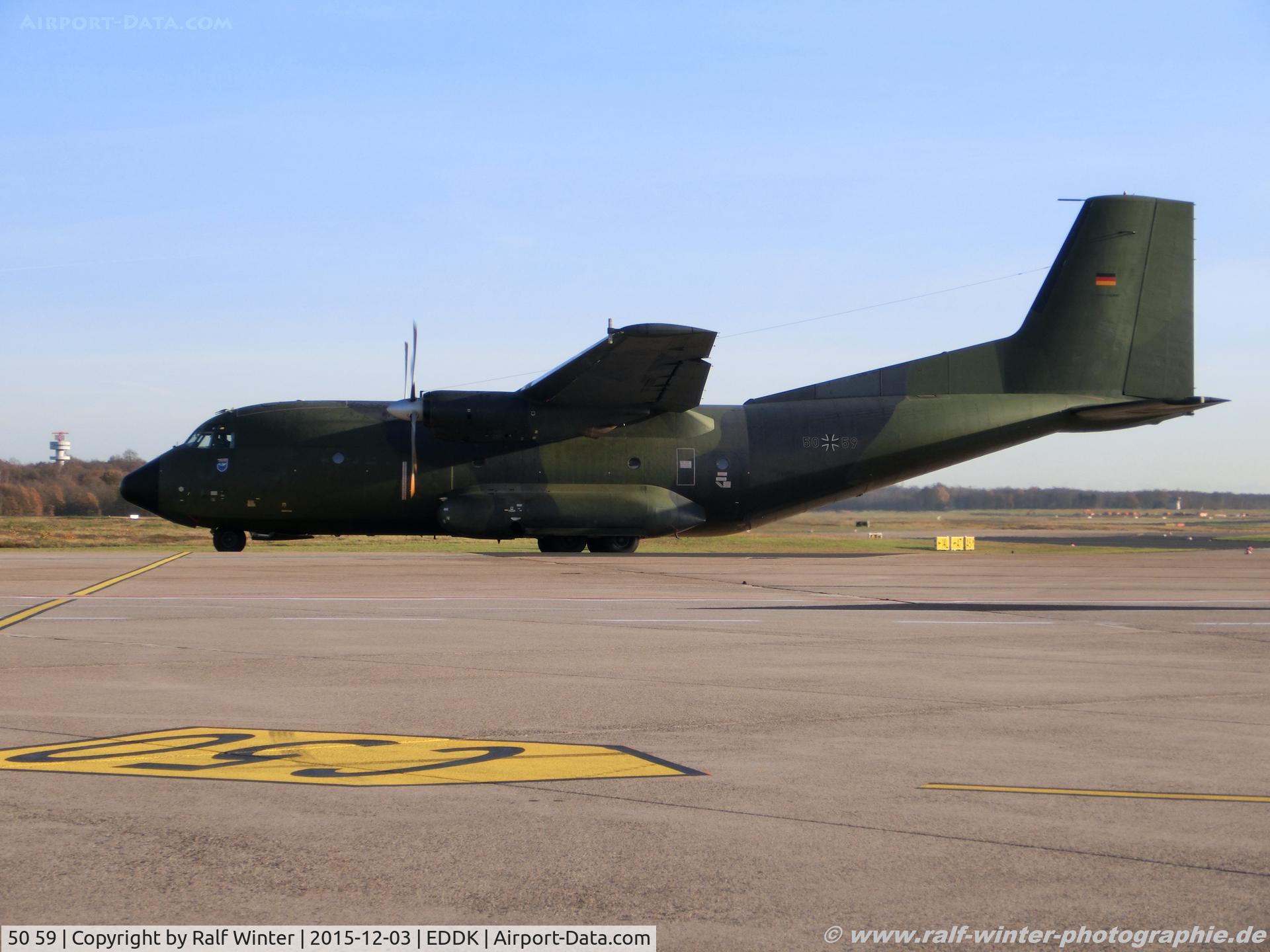 50 59, Transall C-160D C/N D81, Transall C-160D - GAF German Air Force - D81 - 50+59 - 03.12.2015 - CGN