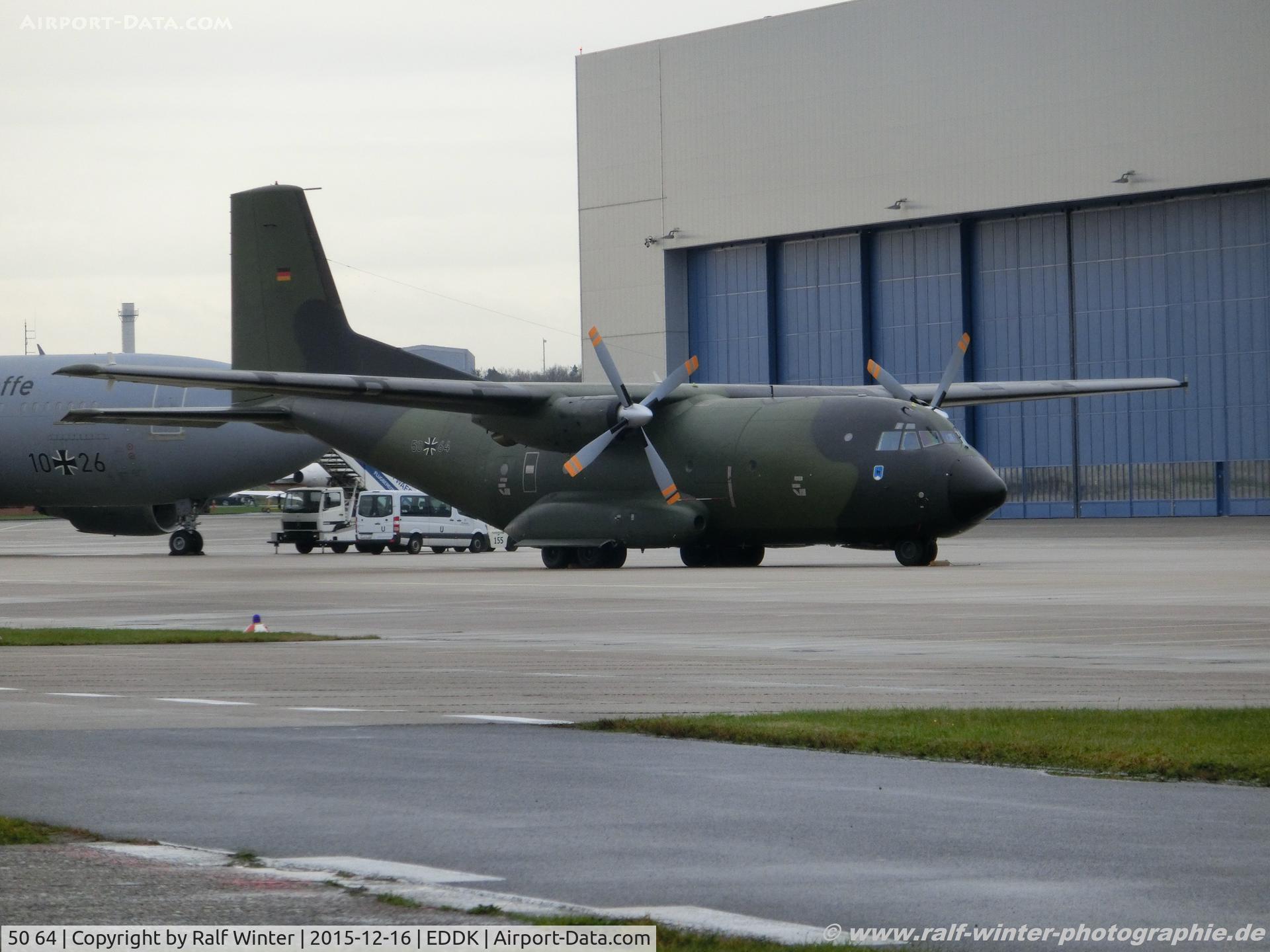 50 64, Transall C-160D C/N D101, Transall C-160D - GAF German Air Force - D-101 - 50+64 - 16.12.2015 - CGN