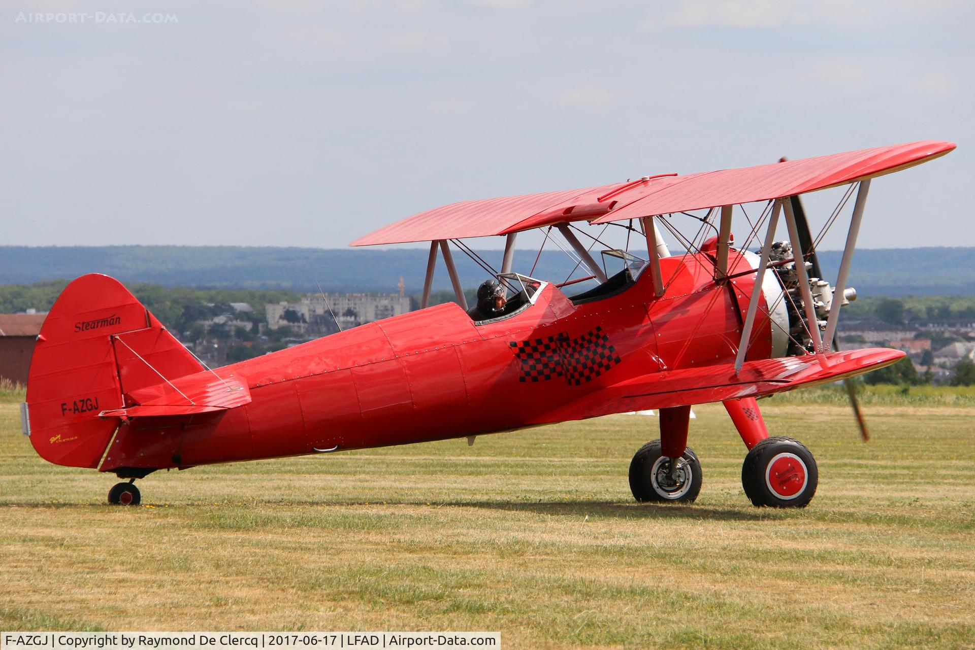 F-AZGJ, Boeing E75 C/N 75 SA 28, Compiègne Aero Classic.
