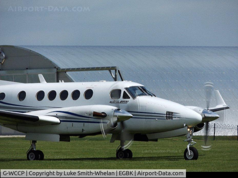 G-WCCP, 1988 Beech B200 Super King Air King Air C/N BB-1295, At Sywell Aerodrome.