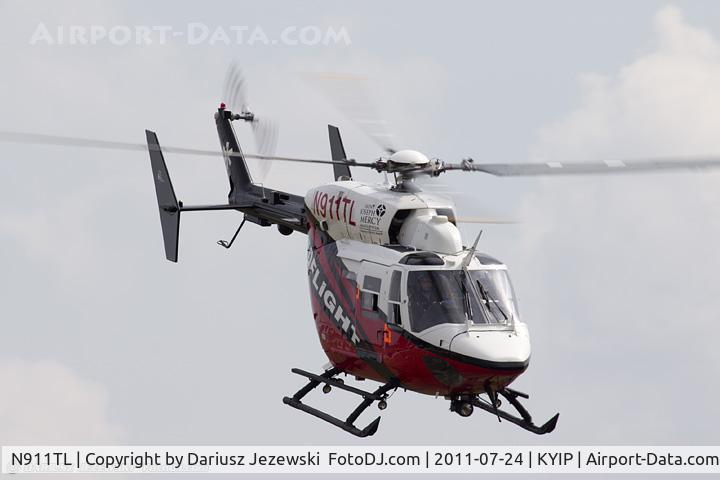 N911TL, 1989 Eurocopter-Kawasaki BK-117B-1 C/N 7198, North American P-51D Mustang Man O' War CN 44-72739, N44727