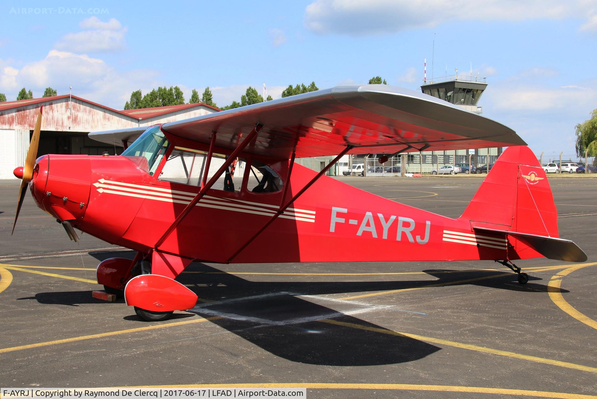 F-AYRJ, 1940 Porterfield CP-65 C/N 720, At Compiègne.