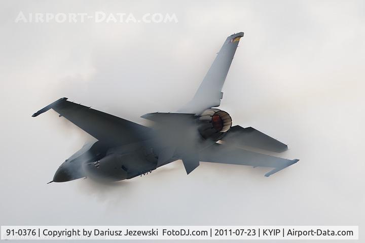 91-0376, 1991 General Dynamics F-16C Fighting Falcon C/N CC-74, F-16CJ Fighting Falcon 91-0376 SW from 77th FS Gamblers 20th FW Shaw AFB, SC
