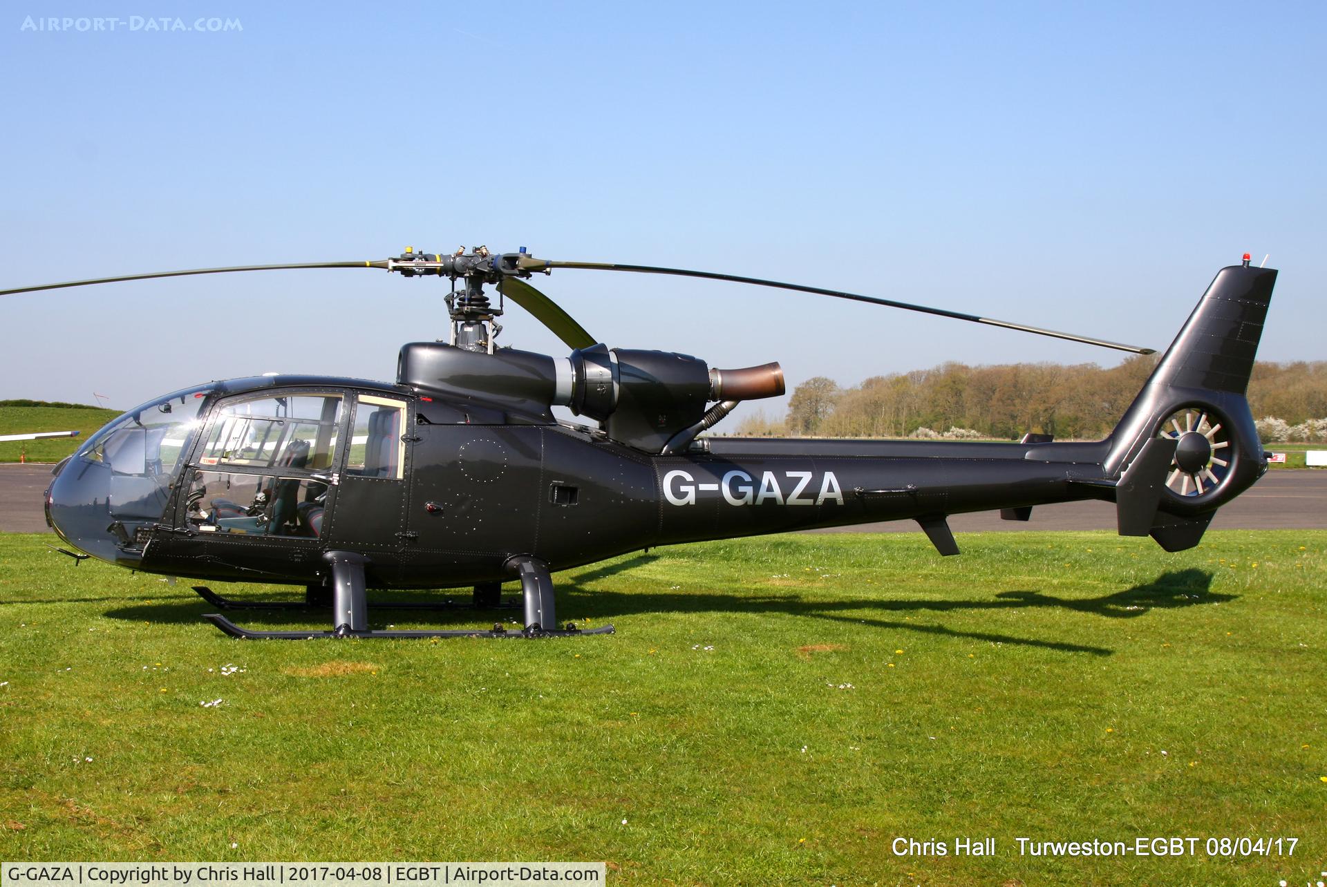 G-GAZA, 1974 Aerospatiale SA-341G Gazelle C/N 1187, at Turweston