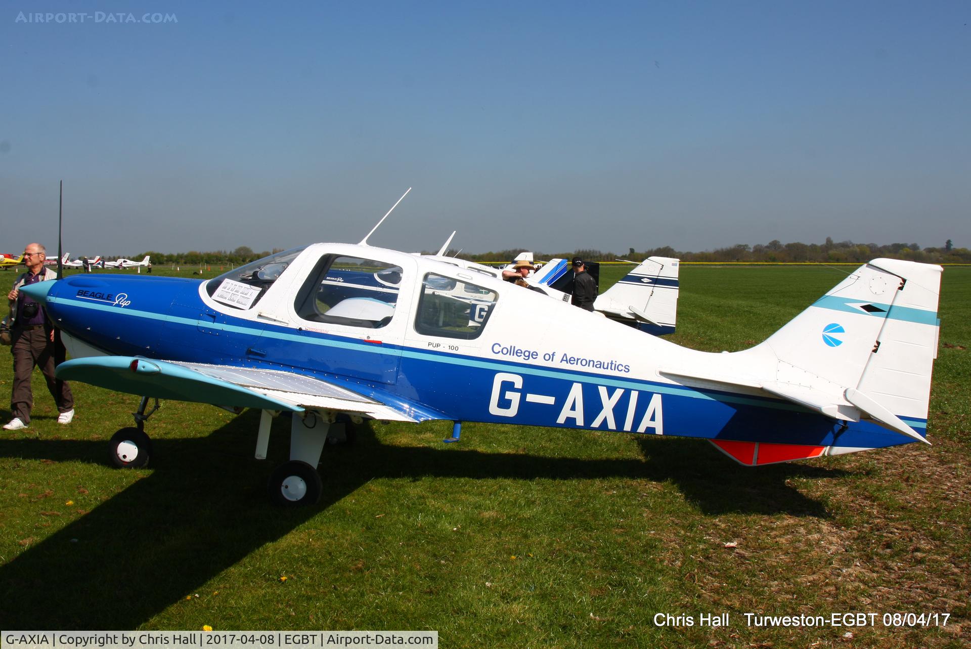 G-AXIA, 1969 Beagle B-121 Pup Series 1 (Pup 100) C/N B121-078, at The Beagle Pup 50th anniversary celebration fly in