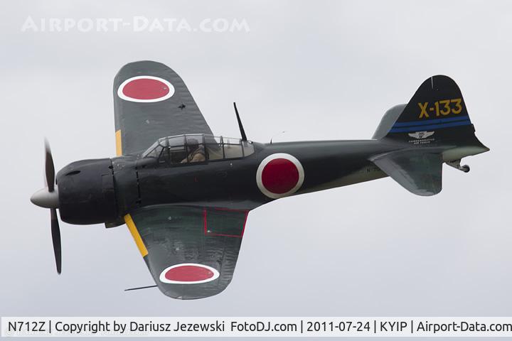 N712Z, 1942 Mitsubishi A6M3 Reisen (Zero) C/N 3869, Mitsubishi A6M3 Zero CN 3869, NX712Z