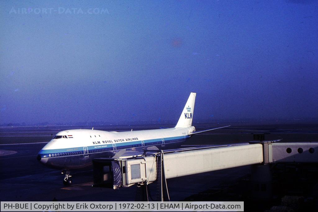 PH-BUE, 1971 Boeing 747-206B C/N 20399, PH-BUE ready for DEP to ATH, BEY, DEL, BKK, MNL and TYO