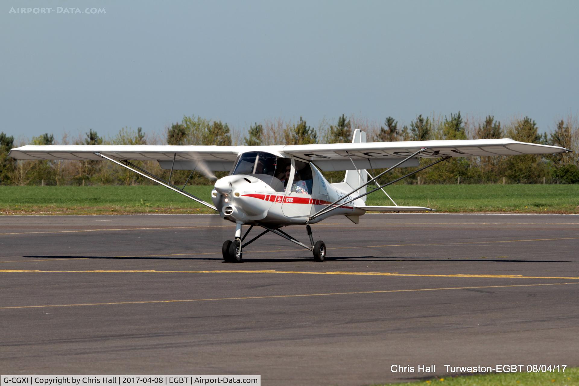 G-CGXI, 2011 Comco Ikarus C42 FB80 C/N 1106-7157, at The Beagle Pup 50th anniversary celebration fly in