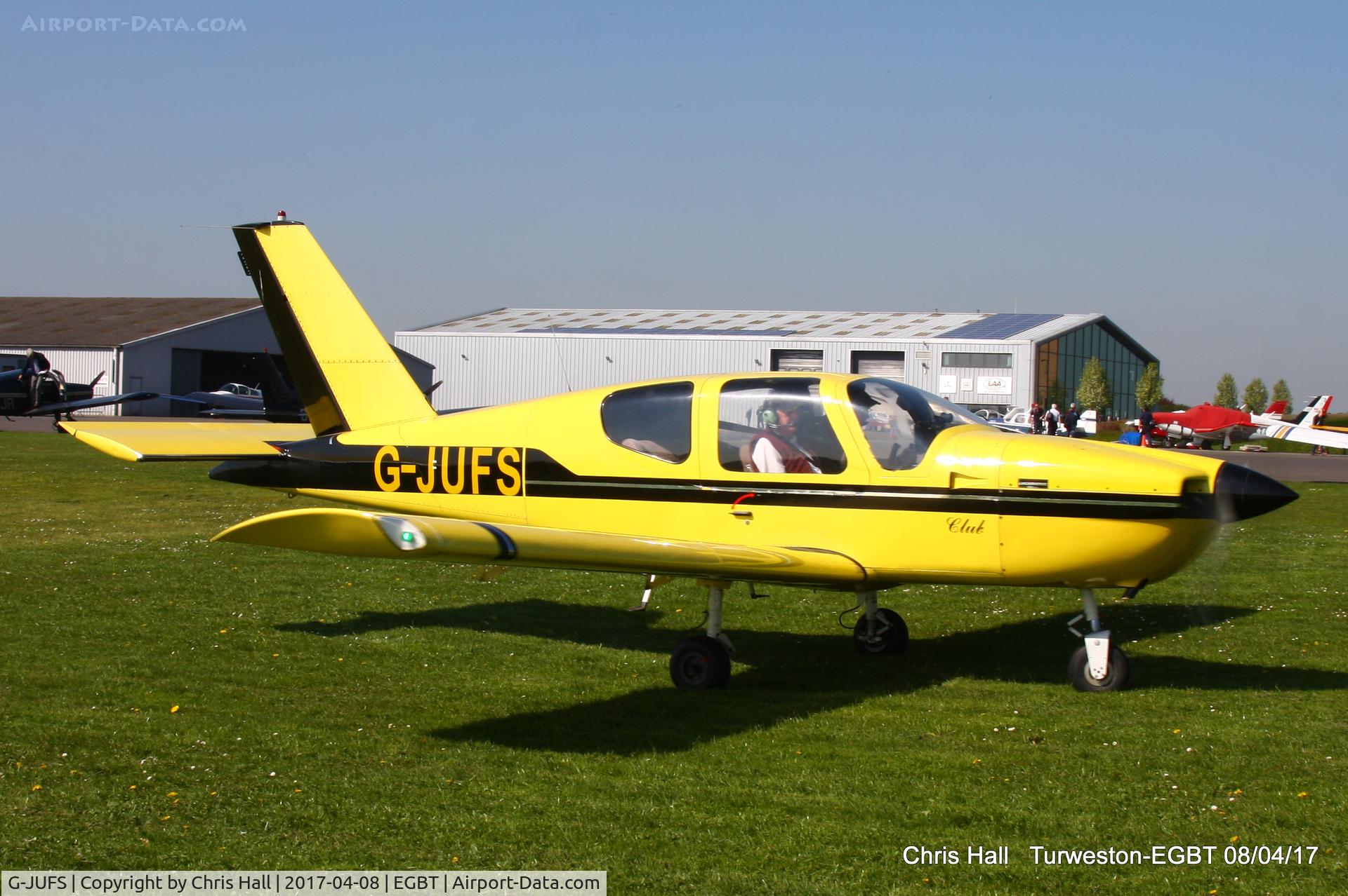 G-JUFS, 1989 Socata TB-9 Tampico Club C/N 928, at The Beagle Pup 50th anniversary celebration fly in