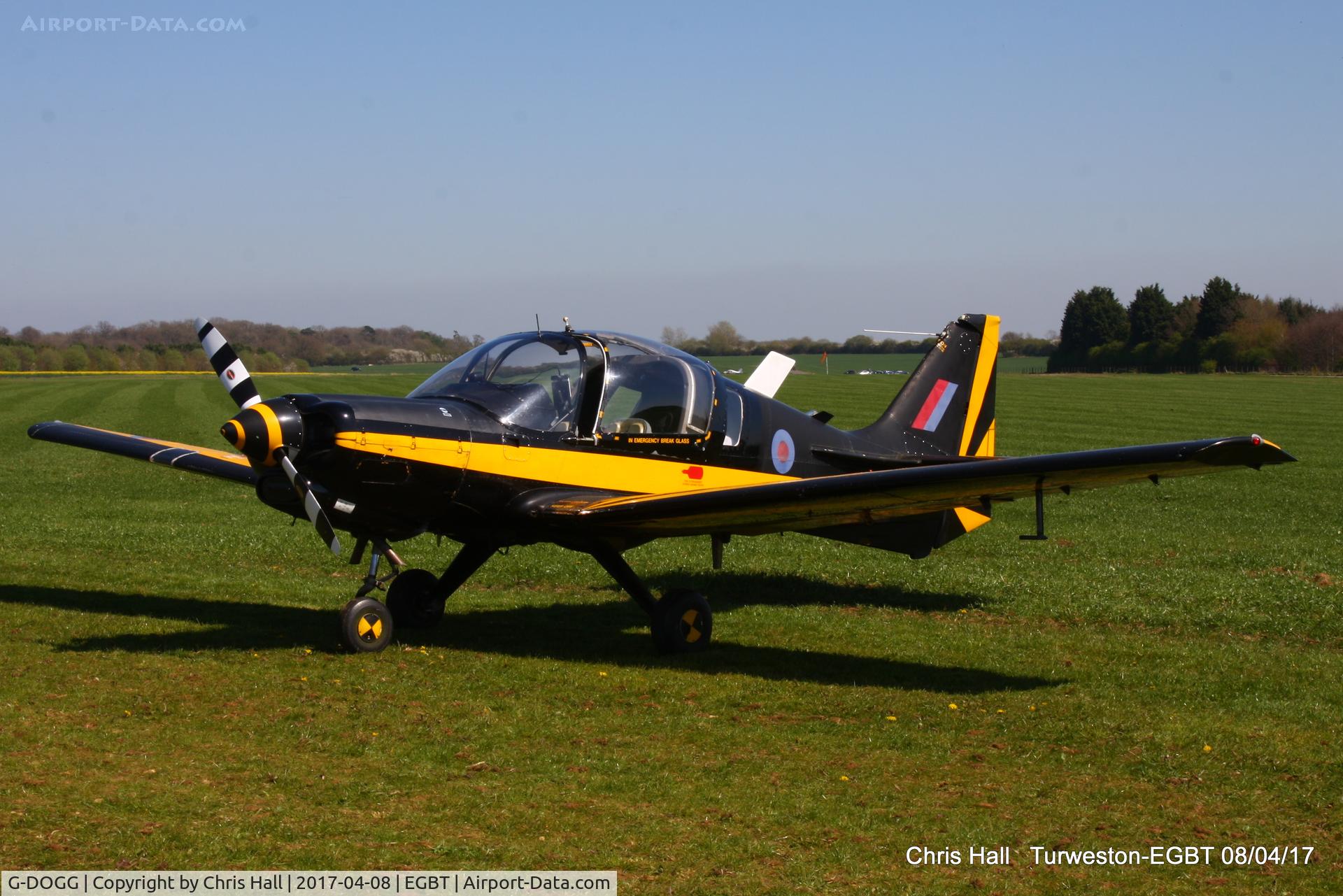 G-DOGG, 1974 Scottish Aviation Bulldog T.1 C/N BH120/308, at The Beagle Pup 50th anniversary celebration fly in