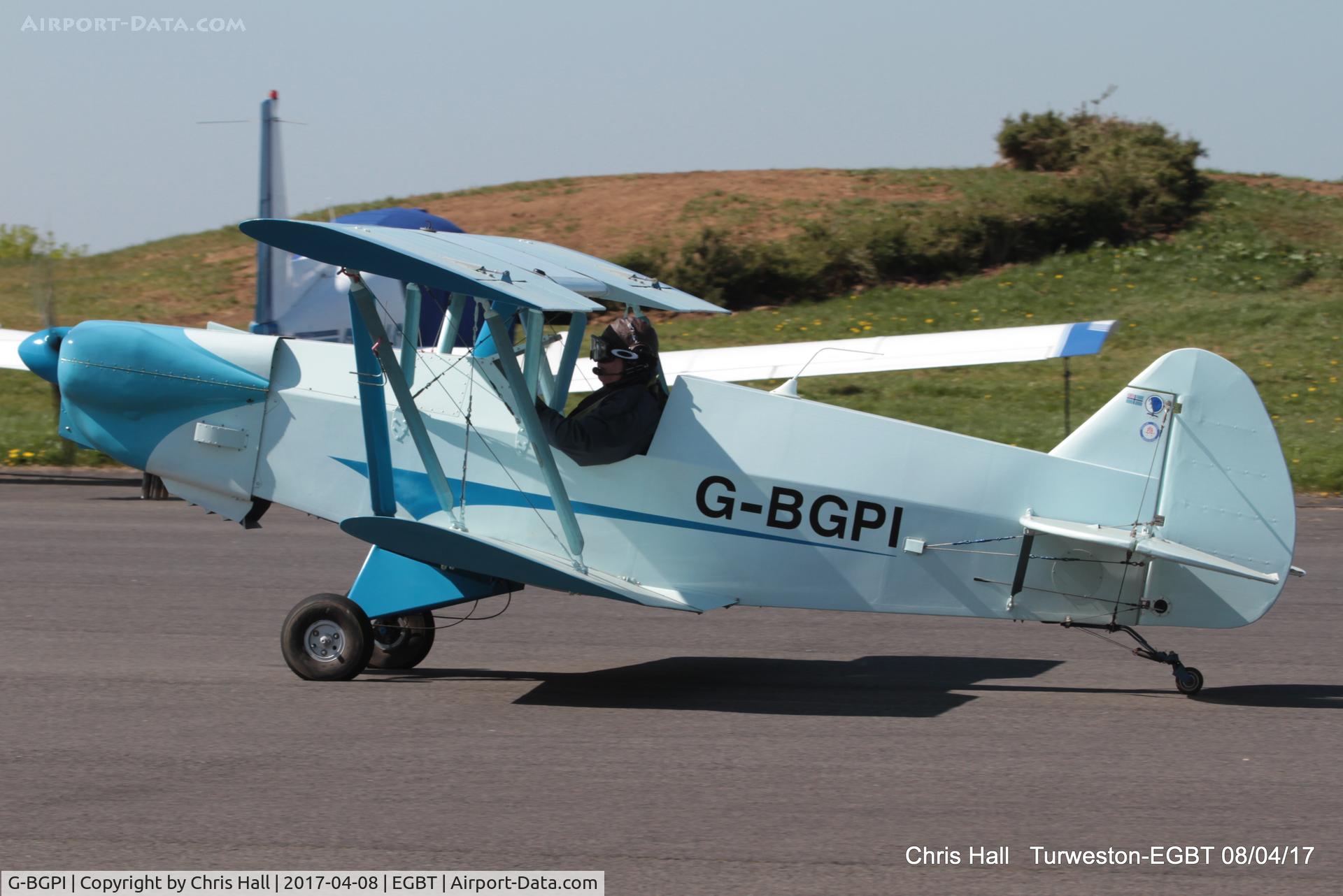 G-BGPI, 1986 Plumb BGP-1 C/N PFA 083-10359, at The Beagle Pup 50th anniversary celebration fly in