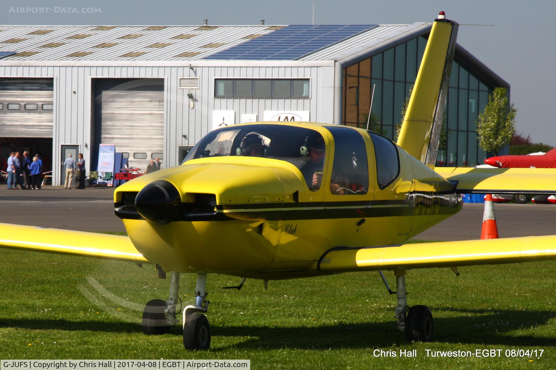 G-JUFS, 1989 Socata TB-9 Tampico Club C/N 928, at The Beagle Pup 50th anniversary celebration fly in