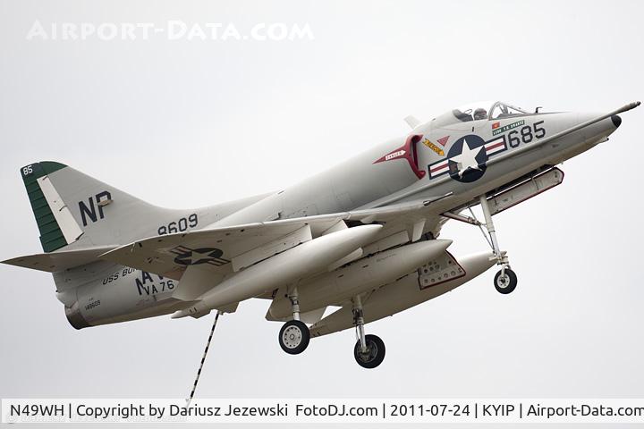 N49WH, 1959 Douglas A-4B Skyhawk C/N 11366, Douglas A-4B Skyhawk CN 11366, N49WH