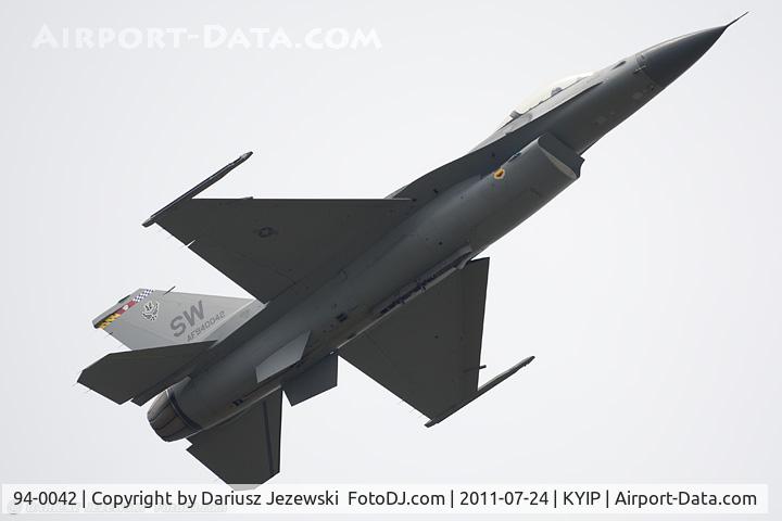 94-0042, Lockheed F-16CM Fighting Falcon C/N CC-194, F-16CJ Fighting Falcon 94-0042 SW from 77th FS Gamblers 20th FW Shaw AFB, SC