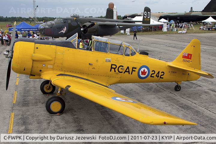 C-FWPK, 1952 Canadian Car & Foundry T-6 Harvard Mk.4 C/N CCF4-33, Canadian Car & Foundry Harvard 4 CN CCF4-33, C-FWPKD