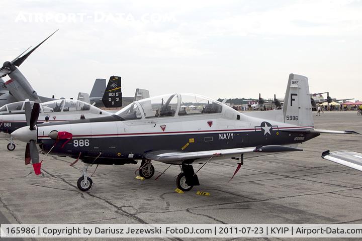 165986, Raytheon T-6A Texan II C/N PT-156, T-6A Texan II 165986 F-986 from TAW-6 NAS Pensacola, FL