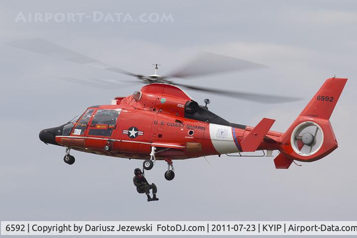 6592, 1985 Aerospatiale MH-65C Dolphin C/N 6293, MH-65C Dolphin 6592 from CGAS Detroit, NJ