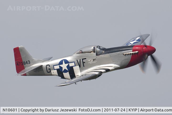 N10601, 1944 North American P-51D Mustang C/N 122-40383, North American P-51D Mustang CN 44-73843, NL10601