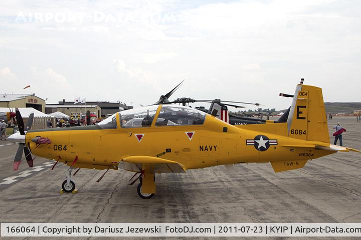 166064, Raytheon T-6B Texan II C/N PN-55, T-6B Texan II 166064 E-064 CoNA from TAW-5 NAS Whiting Field, FL