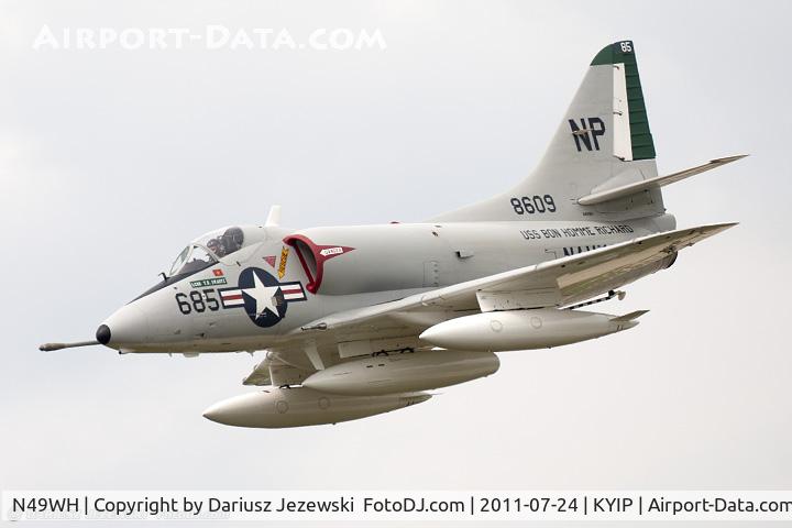 N49WH, 1959 Douglas A-4B Skyhawk C/N 11366, Douglas A-4B Skyhawk CN 11366, N49WH