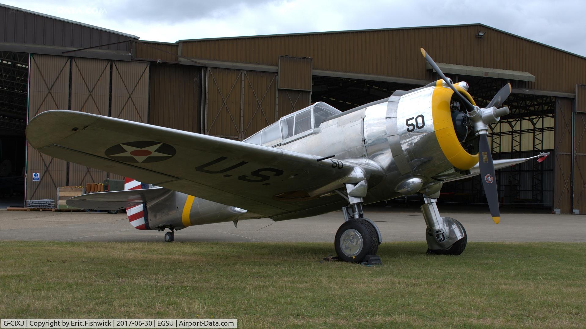 G-CIXJ, 1939 Curtiss P-36C Hawk C/N 38-210, 3. PA50 at The Imperial War Museum, Duxford, June 2017.