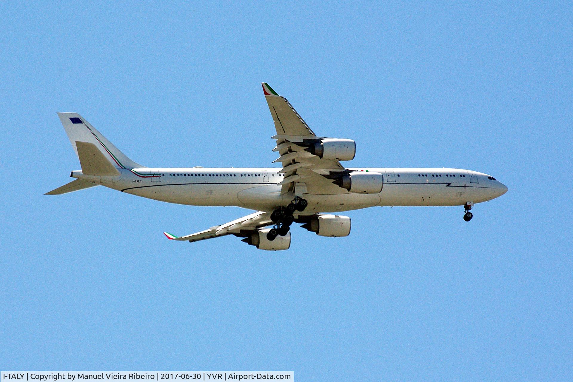I-TALY, 2006 Airbus A340-541 C/N 748, Arrival in YVR