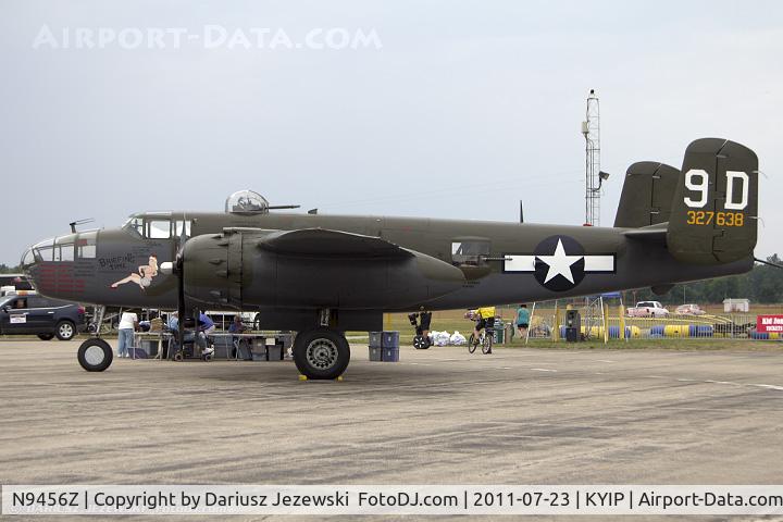 N9456Z, 1943 North American TB-25N Mitchell C/N 108-33214, North American TB-25N Mitchell Briefing Time CN 44-29939 - Mid Atlantic Air Museum, N9456Z