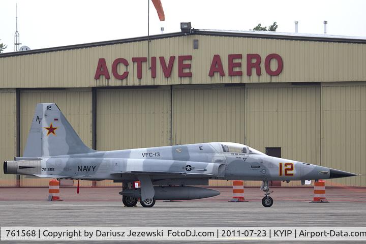 761568, Northrop F-5N Tiger II C/N L.1043, F-5N Tiger II 761568 AF-12 from VFC-13 Fighting Saints NAS Fallon, NV