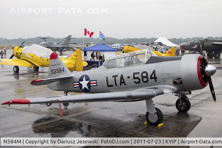 N584M, 1958 North American T-6G Texan C/N 168-92, North American T-6G Texan CN 168-92, N584M