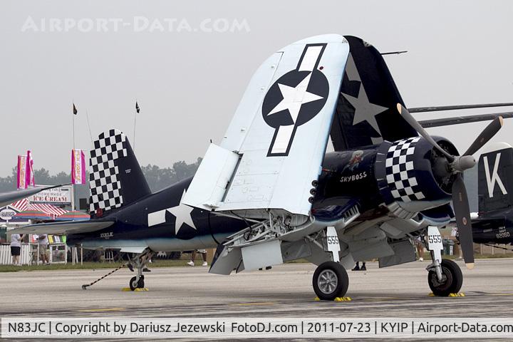 N83JC, 1943 Goodyear FG-1D Corsair C/N 67089, Goodyear FG-1D Corsair Skyboss CN 67089, NX83JC