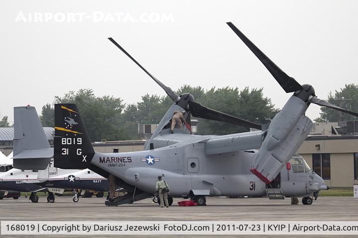 168019, 2011 Bell-Boeing MV-22B Osprey C/N D0149, MV-22B Osprey 168019 GX-31 from VMMT-204 Raptors MCAS New River, NC