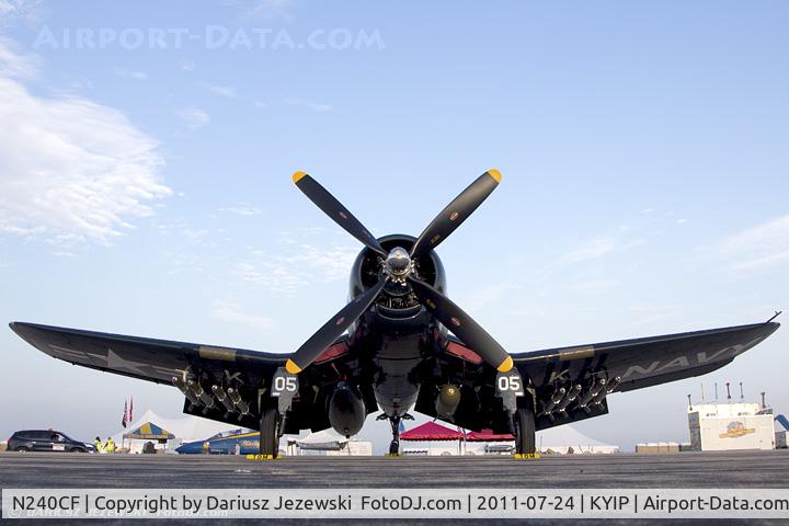 N240CF, 1945 Vought F4U-4 Corsair C/N 9513, Chance Vought F4U-4 Corsair CN 9513, NX240CF.