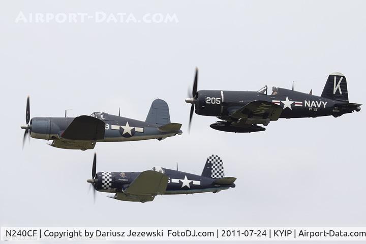 N240CF, 1945 Vought F4U-4 Corsair C/N 9513, Chance Vought F4U-4 Corsair C/N 9513, NX240CF