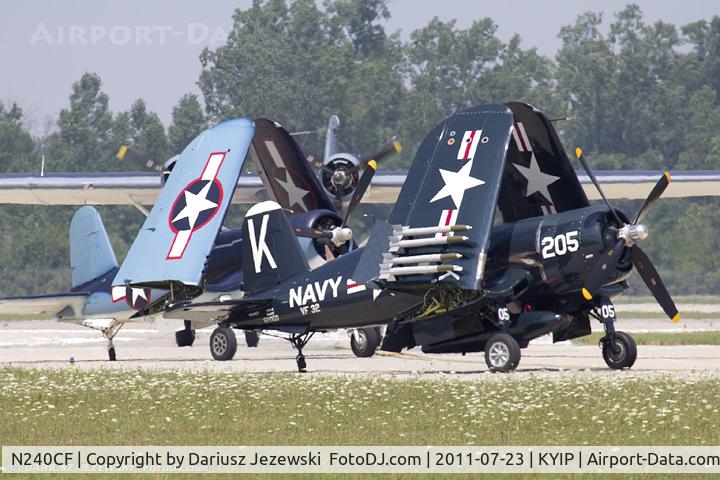 N240CF, 1945 Vought F4U-4 Corsair C/N 9513, Chance Vought F4U-4 Corsair C/N 9513, NX240CF