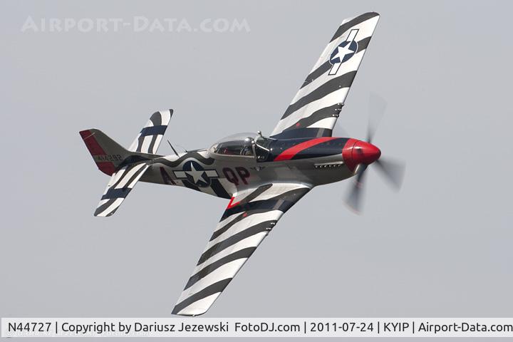 N44727, 1944 North American P-51D Mustang C/N 122-39198, North American P-51D Mustang Man O' War CN 44-72739, N44727
