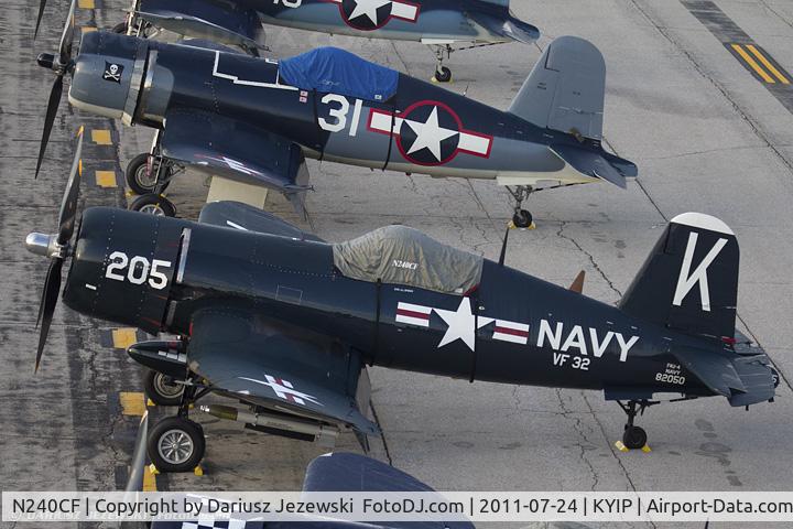 N240CF, 1945 Vought F4U-4 Corsair C/N 9513, Chance Vought F4U-4 Corsair CN 9513, NX240CF