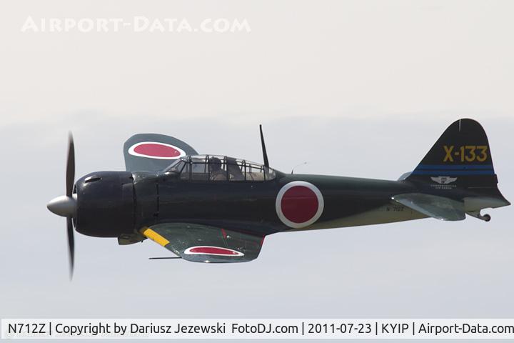 N712Z, 1942 Mitsubishi A6M3 Reisen (Zero) C/N 3869, Mitsubishi A6M3 Zero CN 3869, NX712Z