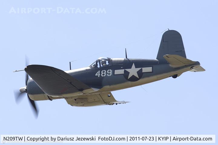 N209TW, Goodyear FG-1D Corsair C/N 3750, Goodyear FG-1D Corsair CN 92489 NX209TW