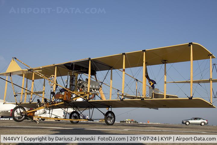 N44VY, Curtiss D Pusher Replica C/N 01BC, Ely-Curtiss CN 01BC, NX44VY