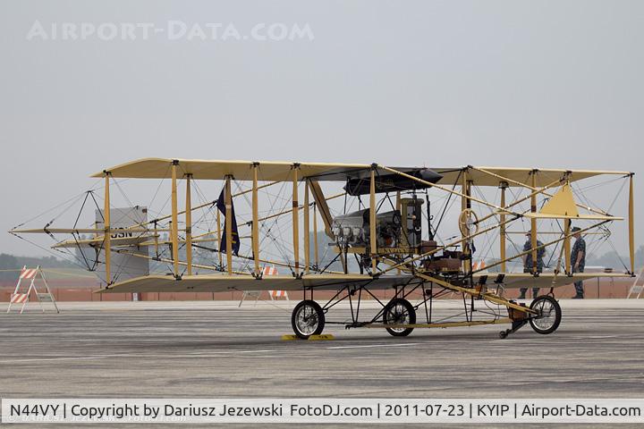 N44VY, Curtiss D Pusher Replica C/N 01BC, Ely-Curtiss CN 01BC, NX44VY