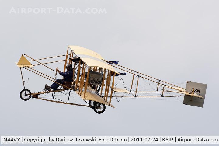 N44VY, Curtiss D Pusher Replica C/N 01BC, Ely-Curtiss CN 01BC, NX44VY