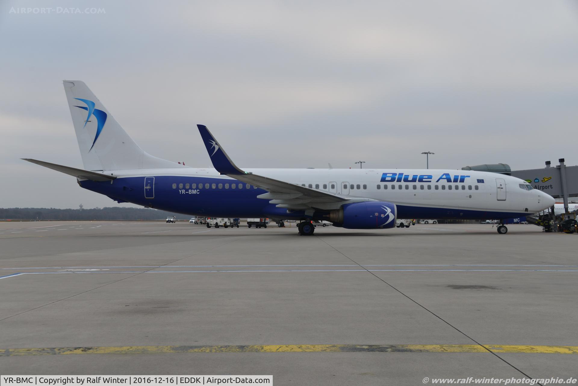 YR-BMC, 1998 Boeing 737-85F C/N 28822, Boeing 737-85F(W) - 0B BMS Blue Air - 28822 - YR-BMC - 16.12.2016 - CGN