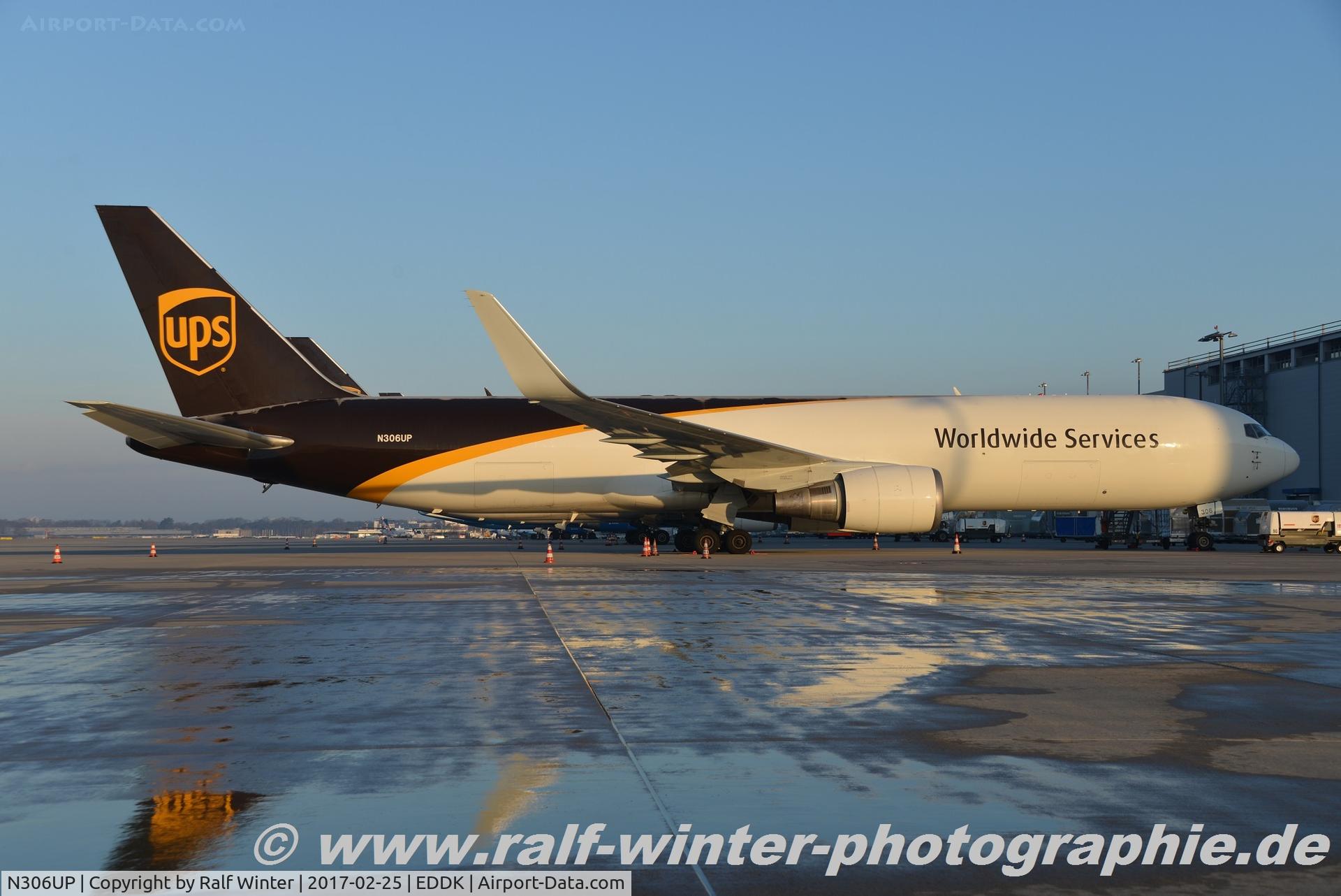N306UP, 1996 Boeing 767-34AF C/N 27759, Boeing 767-34AF - 5X UPS United Parcel Service - 27759 - N306UP - 25.02.2017 - CGN