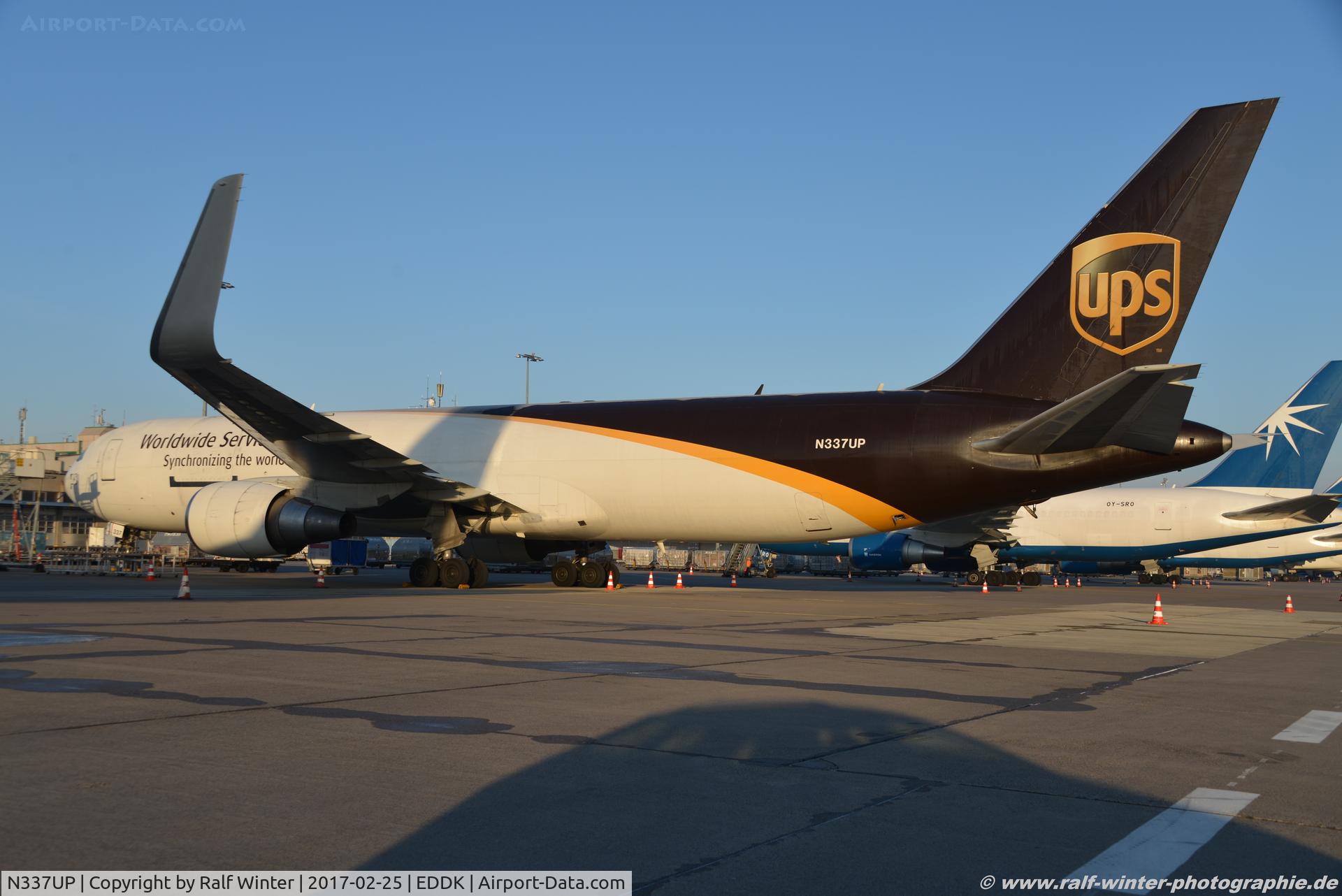 N337UP, 2010 Boeing 767-34AFER C/N 37858, Boeing 767-34AF(ER) - 5X UPS United Parcel Service - 37858 - N337UP - 25.02.2017 - CGN